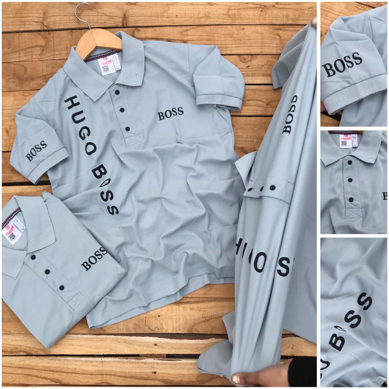 HUGO BOSS Premium Cotton Collar T-Shirt
