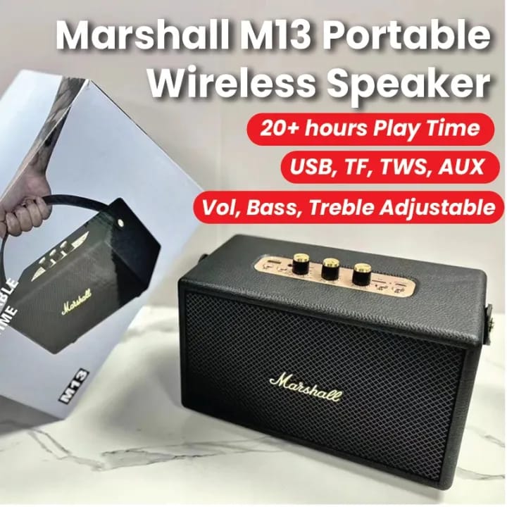 Marshal M13 Portable Bluetooth Speaker